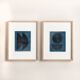 Ensemble de 2 Peintures M398 Signé Eawy