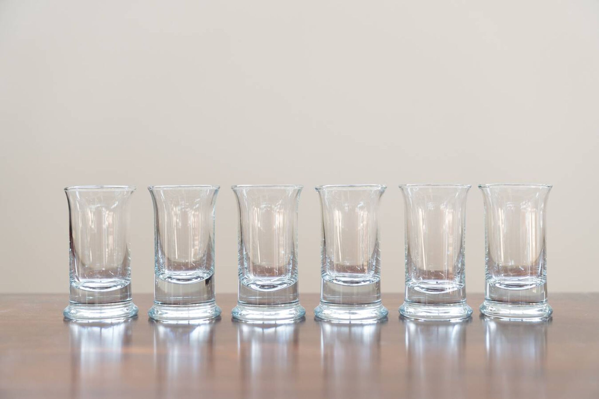 Crystal liqueur glasses, set of 6, 1970
