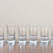 Crystal liqueur glasses, set of 6, 1970