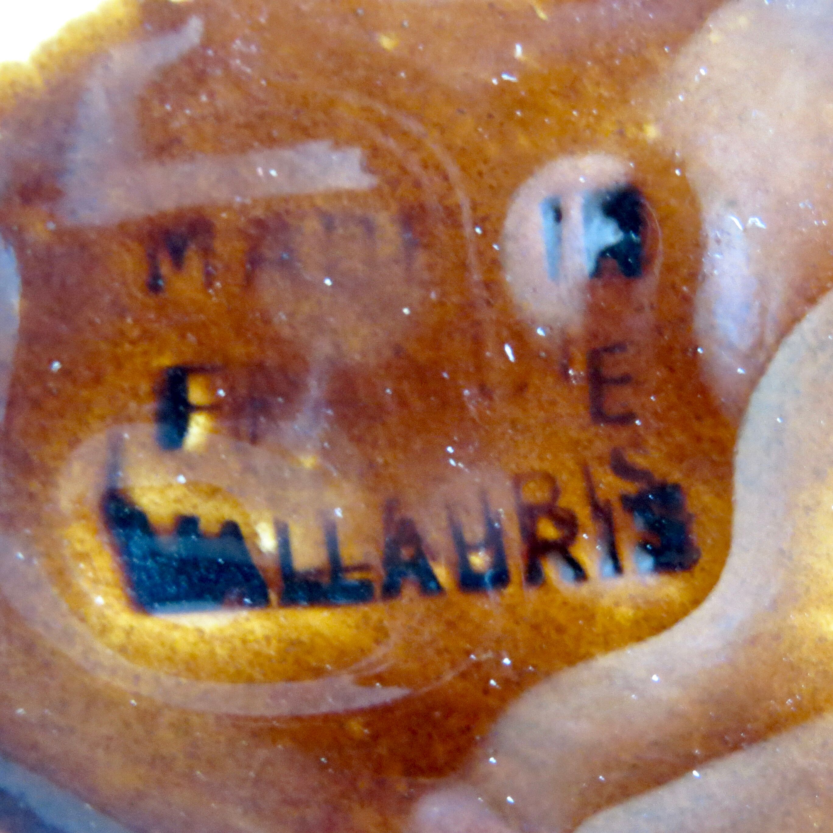 Mold, night light large ceramic Vallauris vintage 60/70