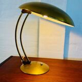 Vintage modernist Kaiser Dell brass lamp 1960s
