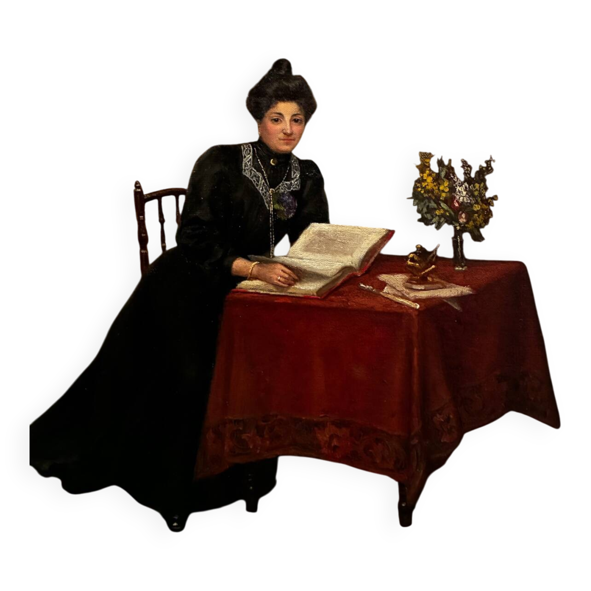 Interior scene, GP Masure, 1908