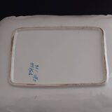 Géo Martel in Desvres / Asparagus dish / Signed GM and St Malo / Mention: A ma Vie