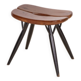 Tabouret Pirkka précoce par Ilmari Tapiovaara pour Laukaan Puu, années 1950.