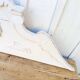 Old patinated cornice