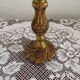Small Vintage French Art Nouveau Style Bronze Candlestick Table Lamp 5358