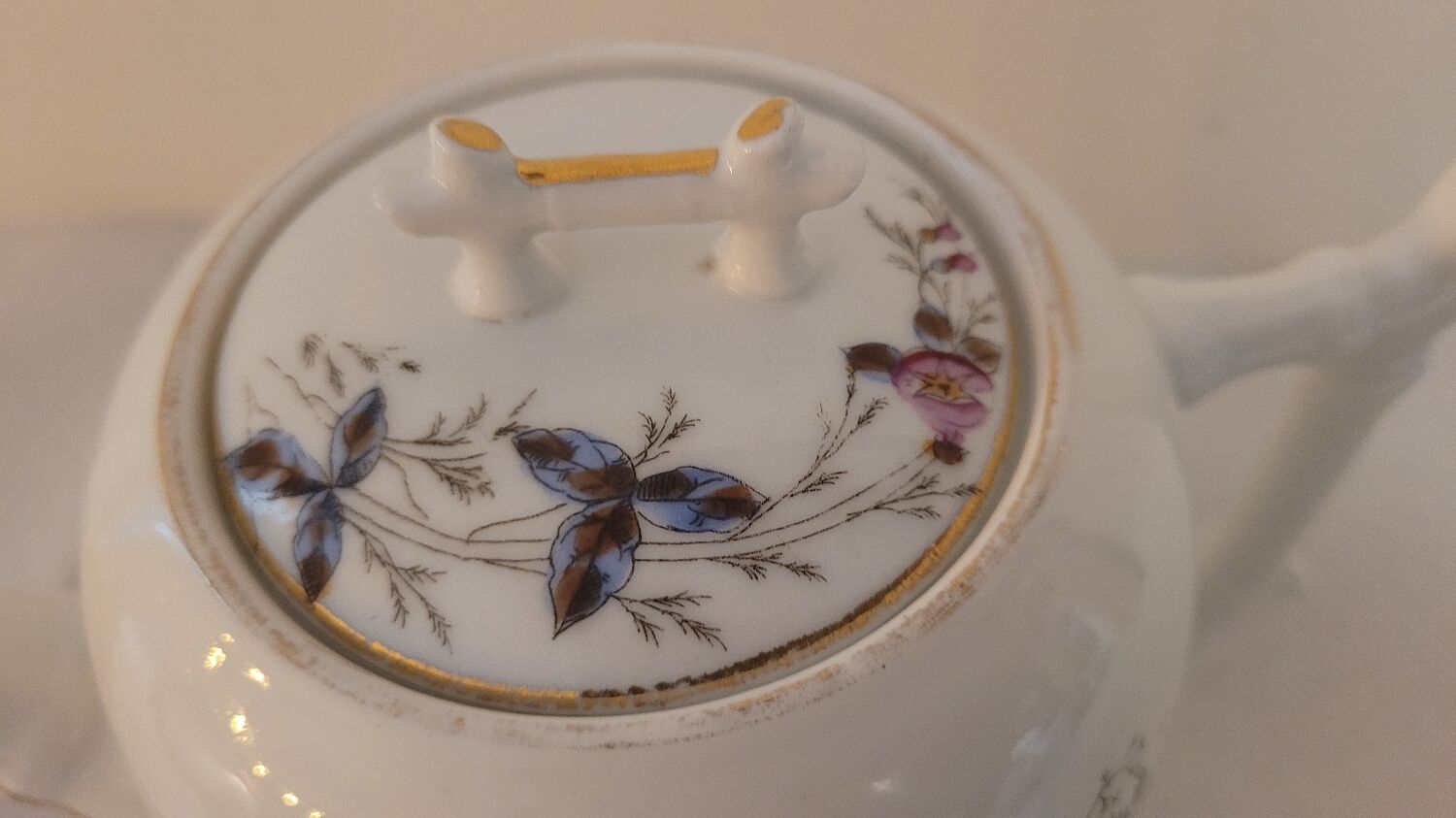 Porcelain teapot