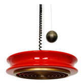 1 of 3 Adjustable Orion Glass Pendant Lamps from Staff