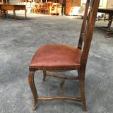 Suite of 6 Provençal criss-cross chairs