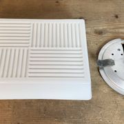 Vintage Wall Or Ceiling Light with Milk Glass, 1970s