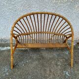 Rattan headboard