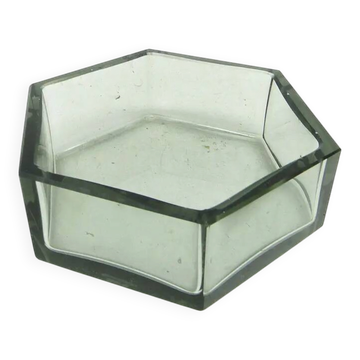 Organisateur art déco, cristal, Moser, Tchécoslovaquie, années 1930