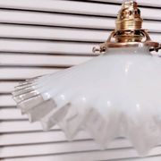 Suspension in white opal