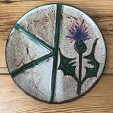 Set of 6 flat plates “Étienne Daniel” Vallauris