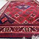 Handmade vintage Persian Joshagan rug 106cm x 159cm, 1970s