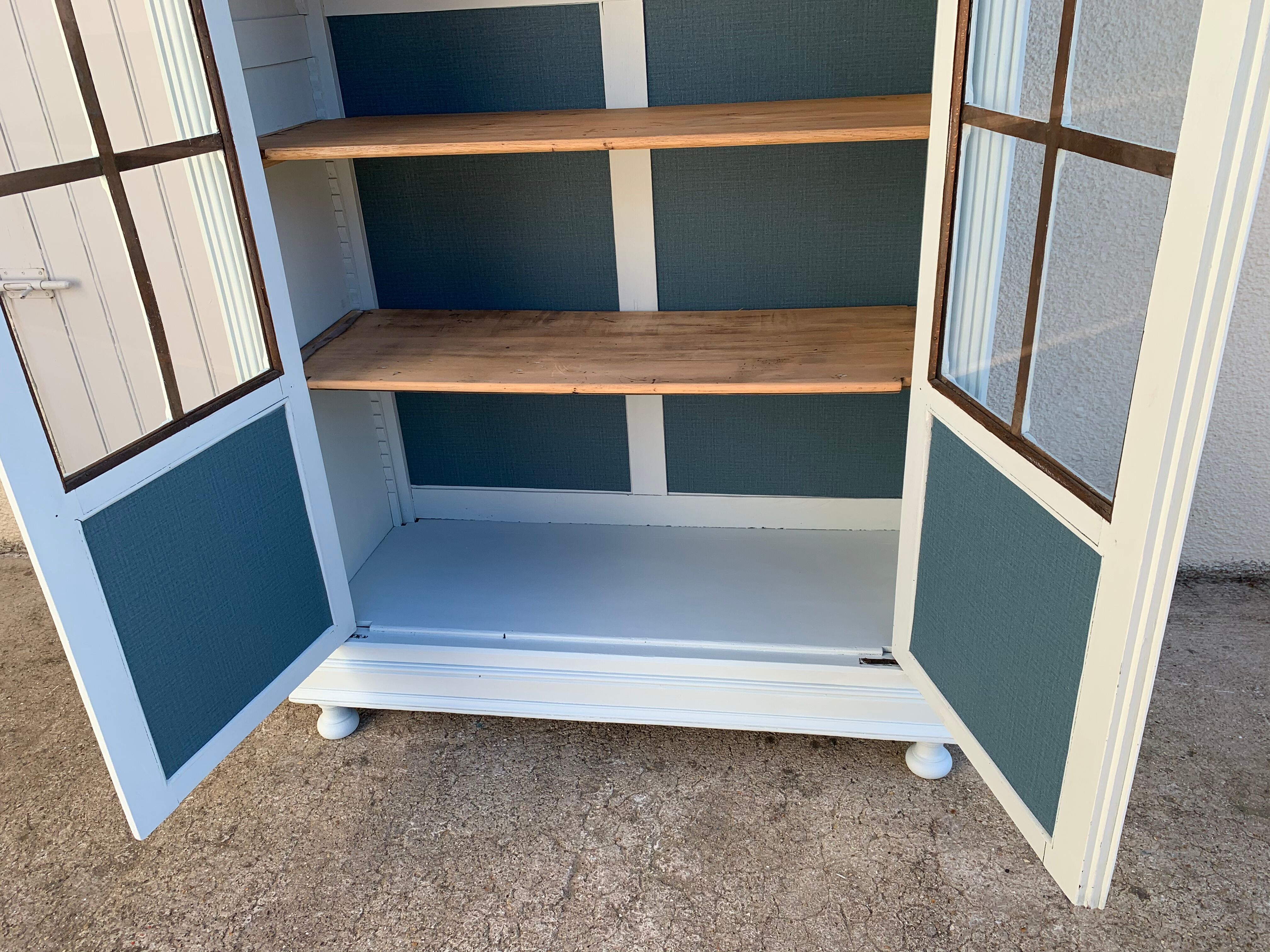 Glass-glazed Parisian wardrobe 1920