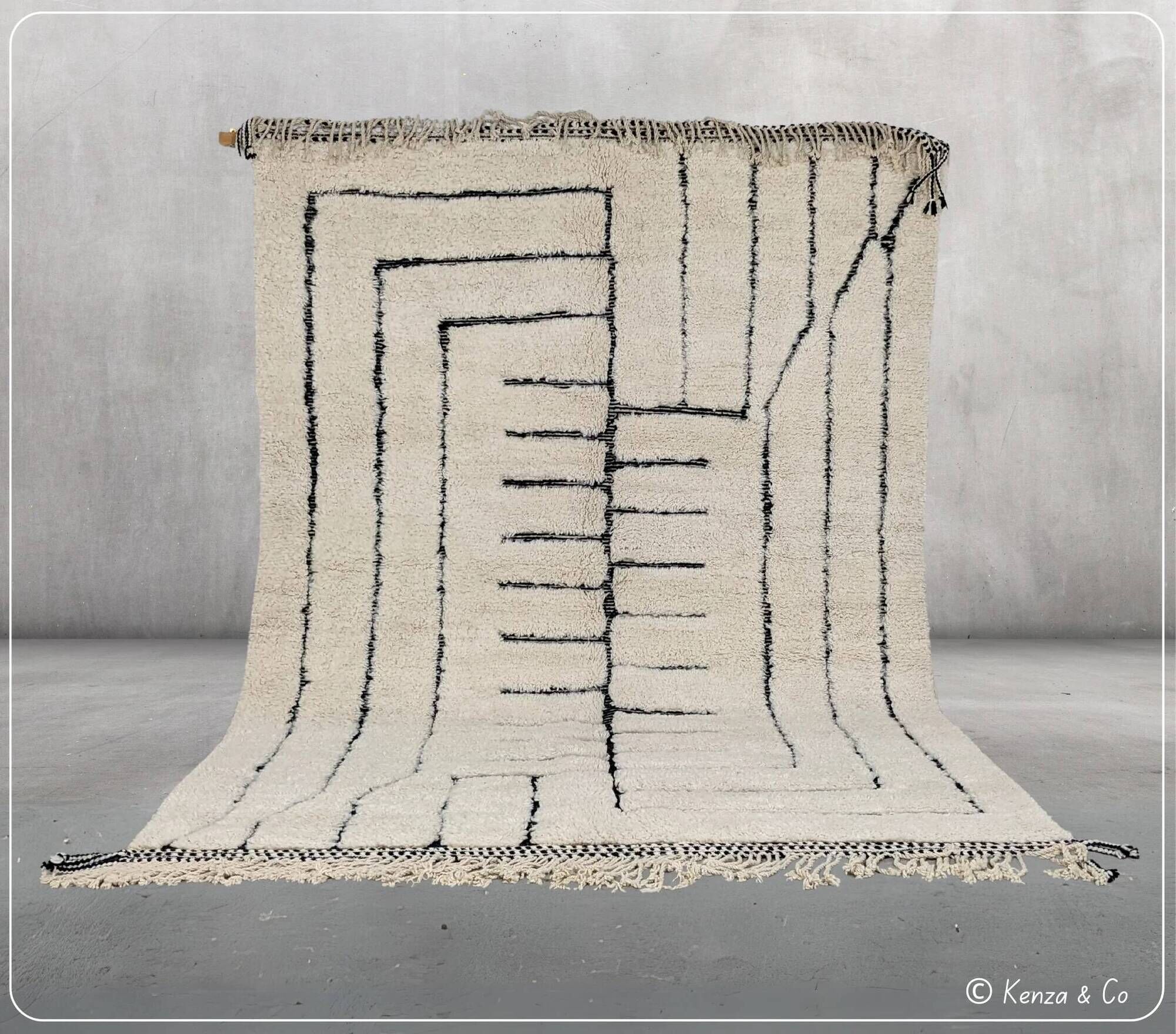 Large Beni Ouarain rug, 305 x 210 cm || 10.01 x 6.89 feet, G-303