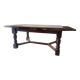 Solid oak dining table