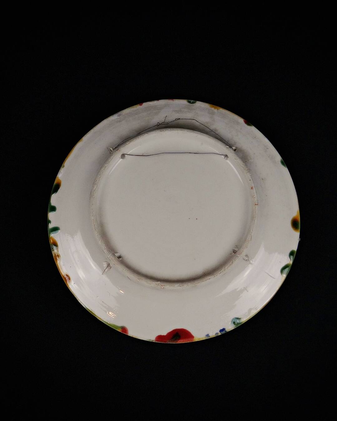 Lobster plate in Caldas da Rainha earthenware slip Palissy majolica