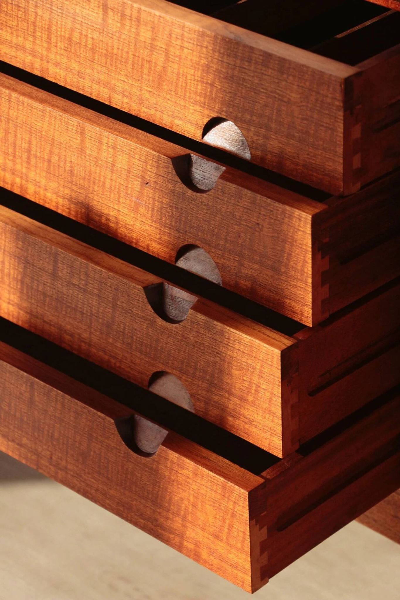 Large Scandinavian teak sideboard – Danish design – 1960s