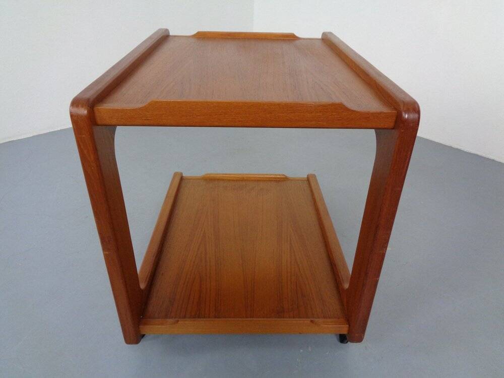 Danish Teak Serving Cart, 1960s