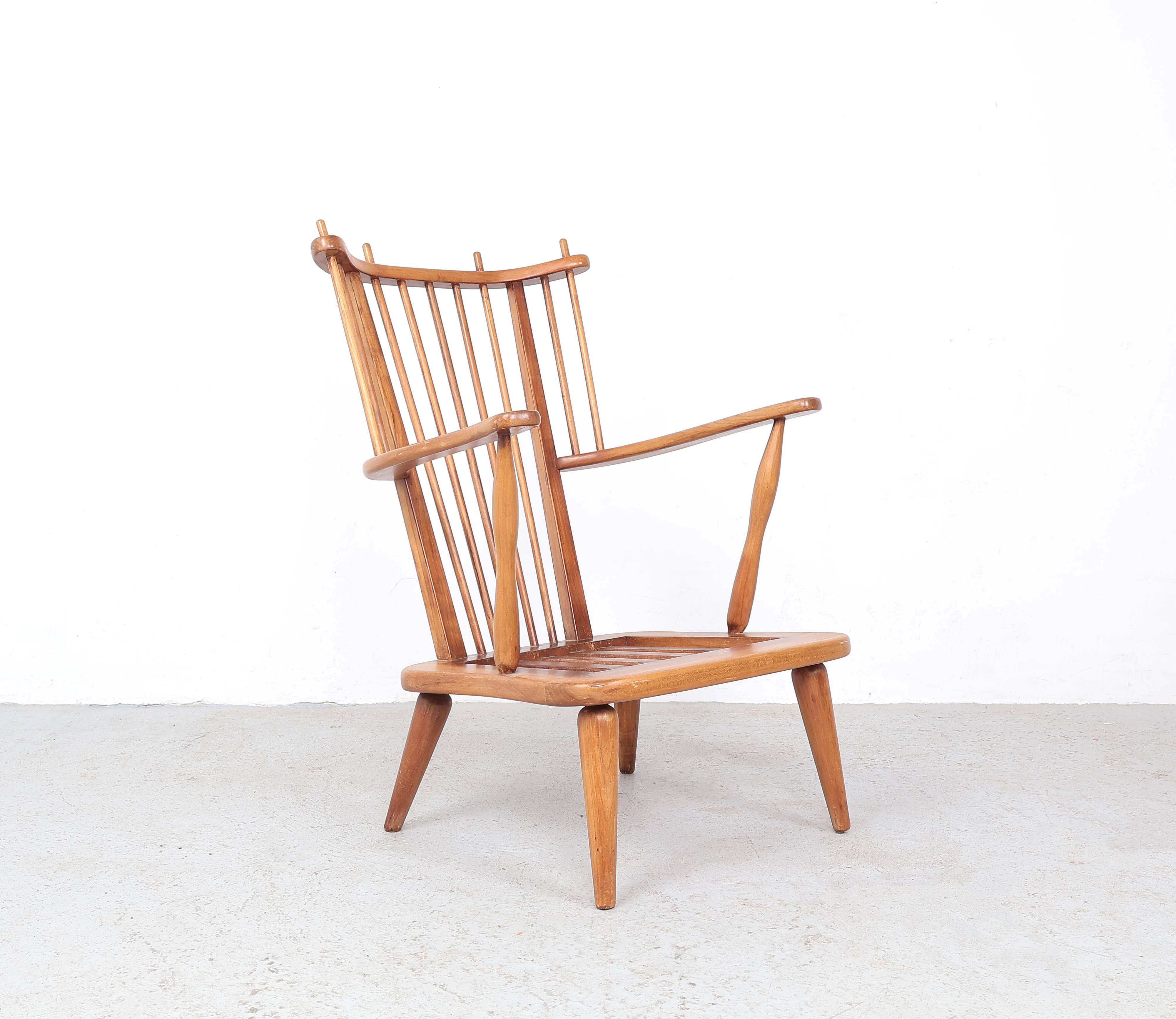 Swedish vintage lounge chair, 1950s