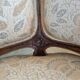 Small sofa or bench in Louis XV style, rococo.