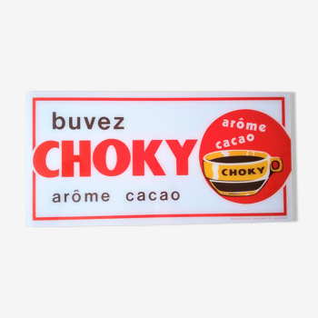 Choky advertising plate
