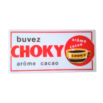 Plaque publicitaire Choky