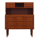 Secrétaire en teck, design danois, années 1970, production: Danemark