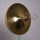 Space Age Golden Wall Lamp from Doria Leuchten, 1960s