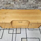 Small vintage sideboard 1960 compass foot