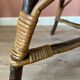 Fauteuil en rotin vintage