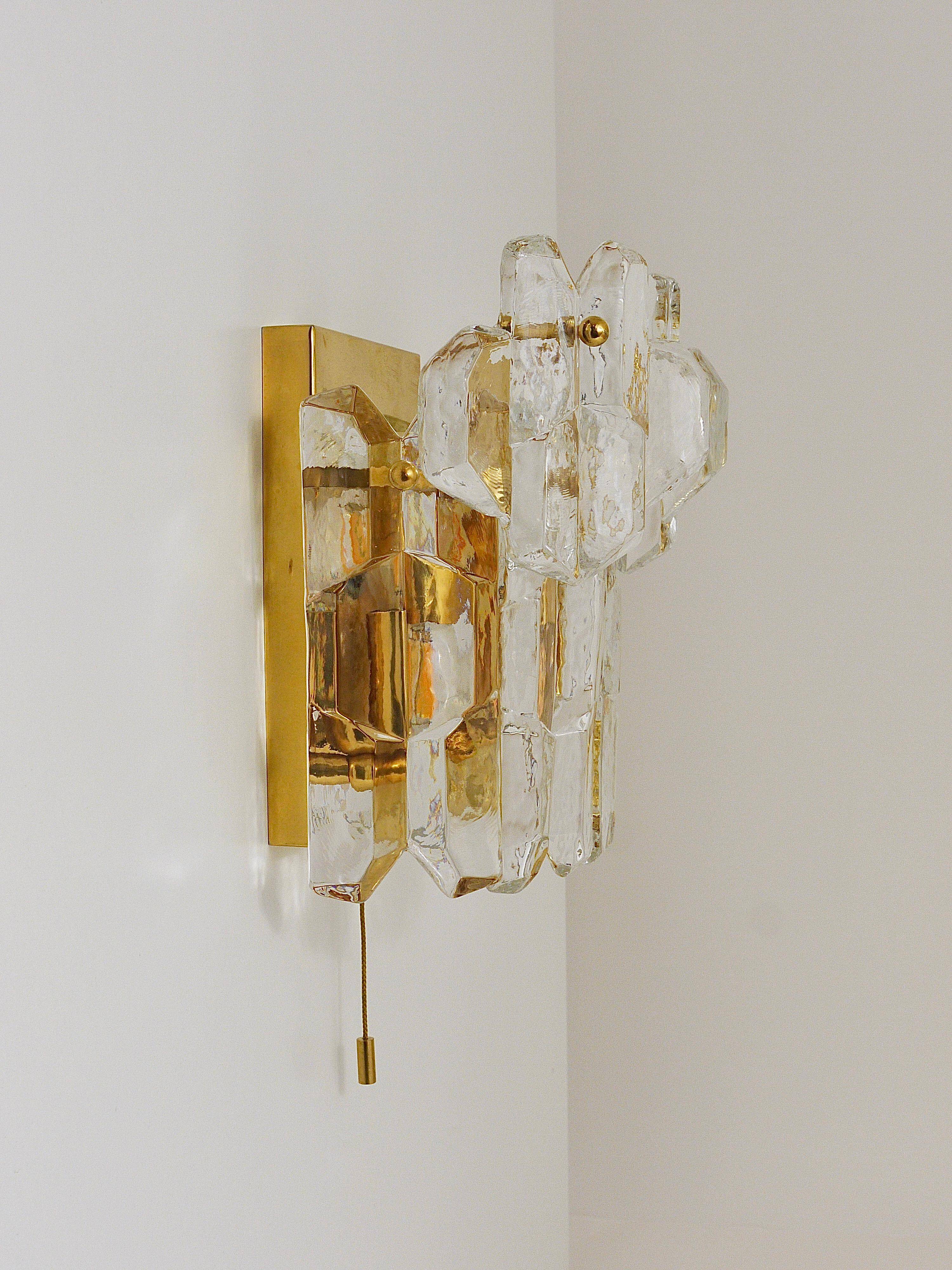 Palazzo Grand Model Wall Light by J.T. Kalmar - 1970
