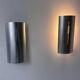 Pair of vintage wall lights, chromed metal, France 1970