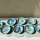 Salad bowl dessert service & 8 ramekins sandstone from the vintage Morvan 70s