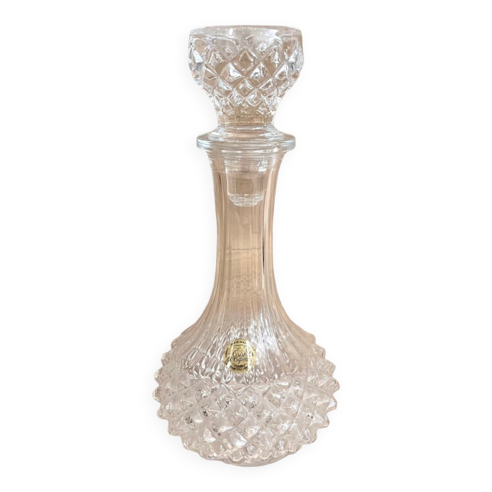 Cristal d'arques whiskey decanter - 344032