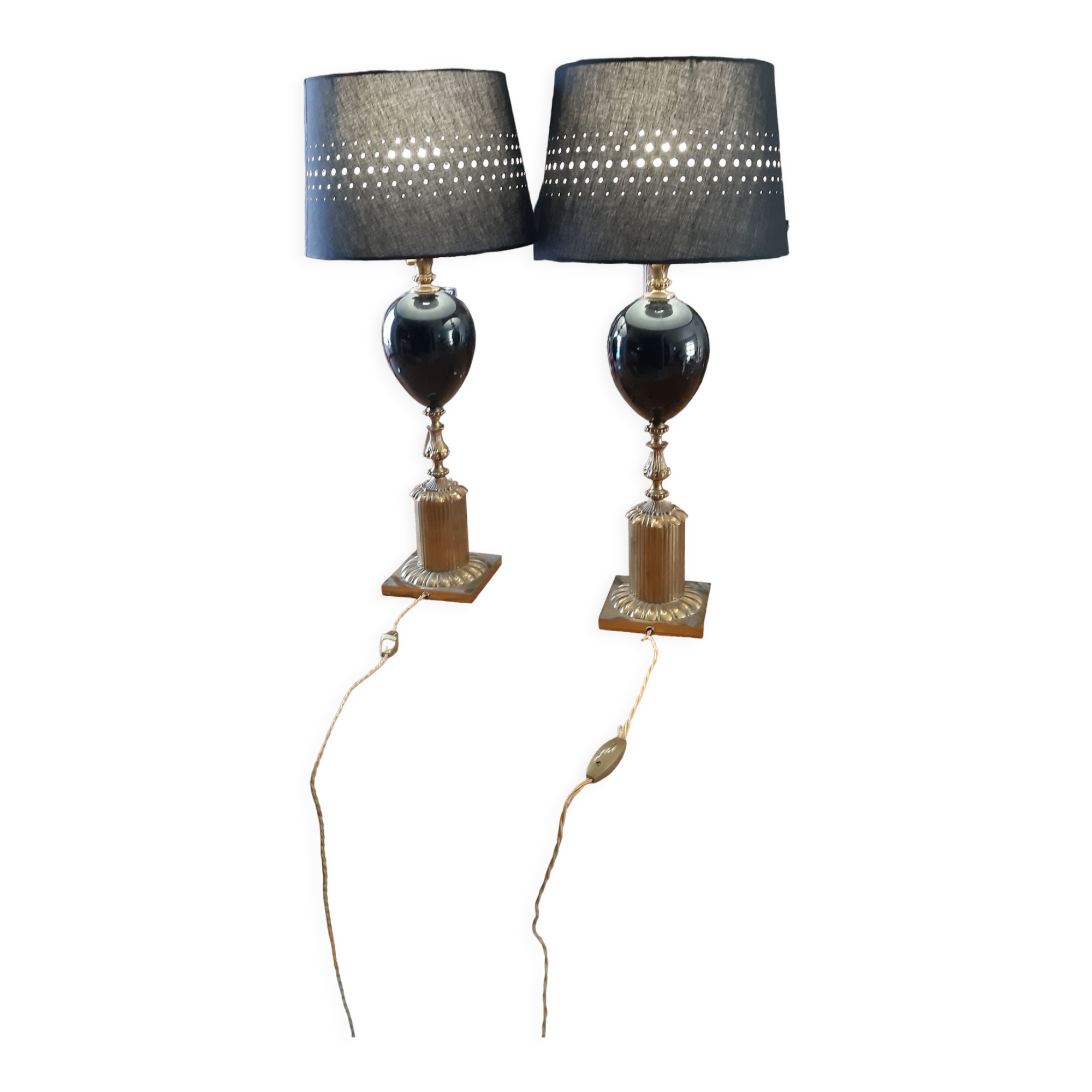 Paire de lampes