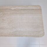Rectangle Travertine Coffee or Side Table, Italy 1980's