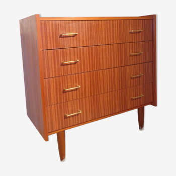 Teak vintage chest of drawer 60s