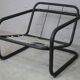 Paire de fauteuils édition Prisunic acier tubulaire et coussins mousses, France, 1973