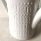 Vintage white porcelain teapot