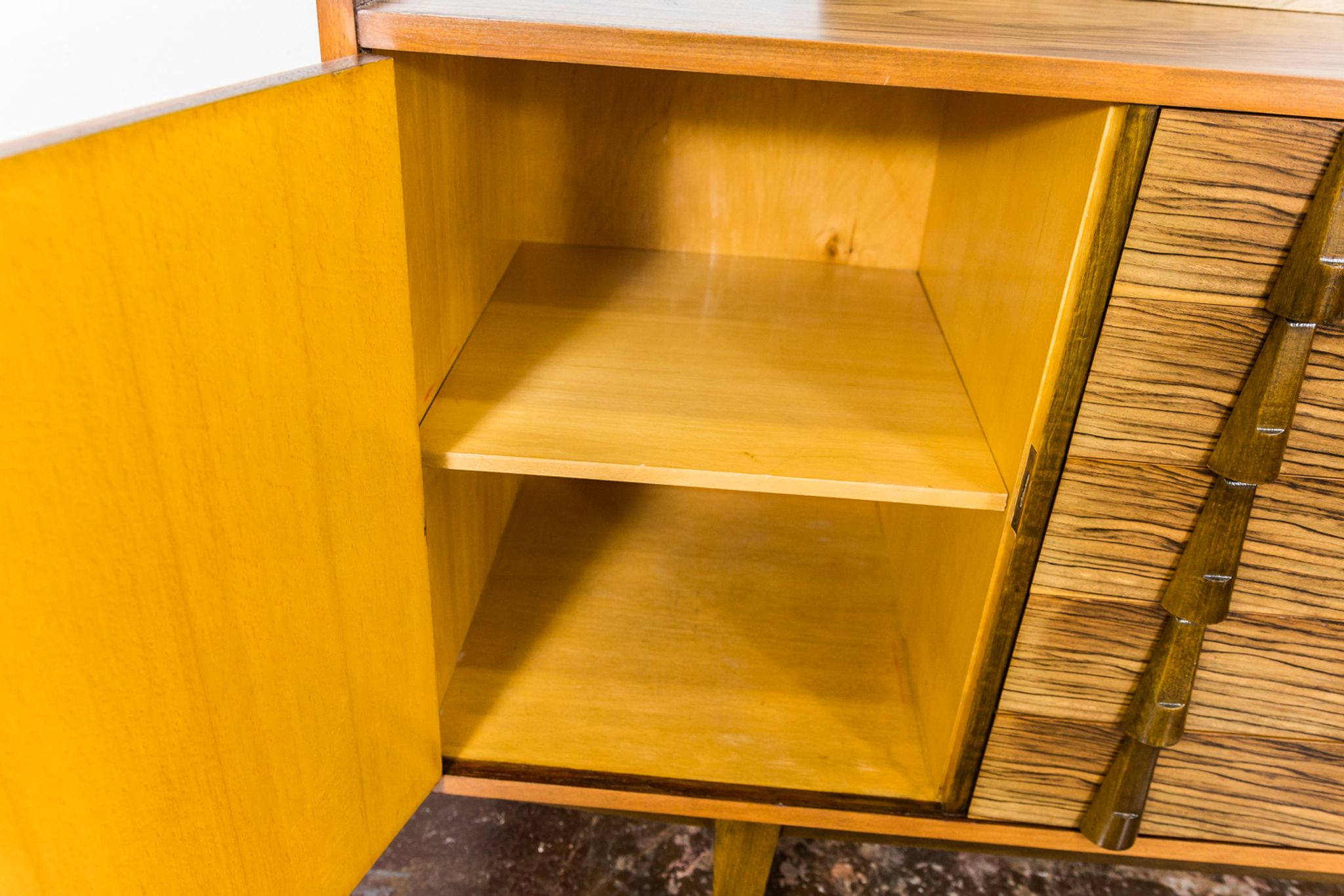 Sideboard by R. T. Hałas, Bydgoskie Fabryki Mebli, 1960's