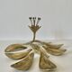 Ashtray "flower" brass 1970