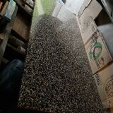 RED EDITION table, Horizon model in terrazzo