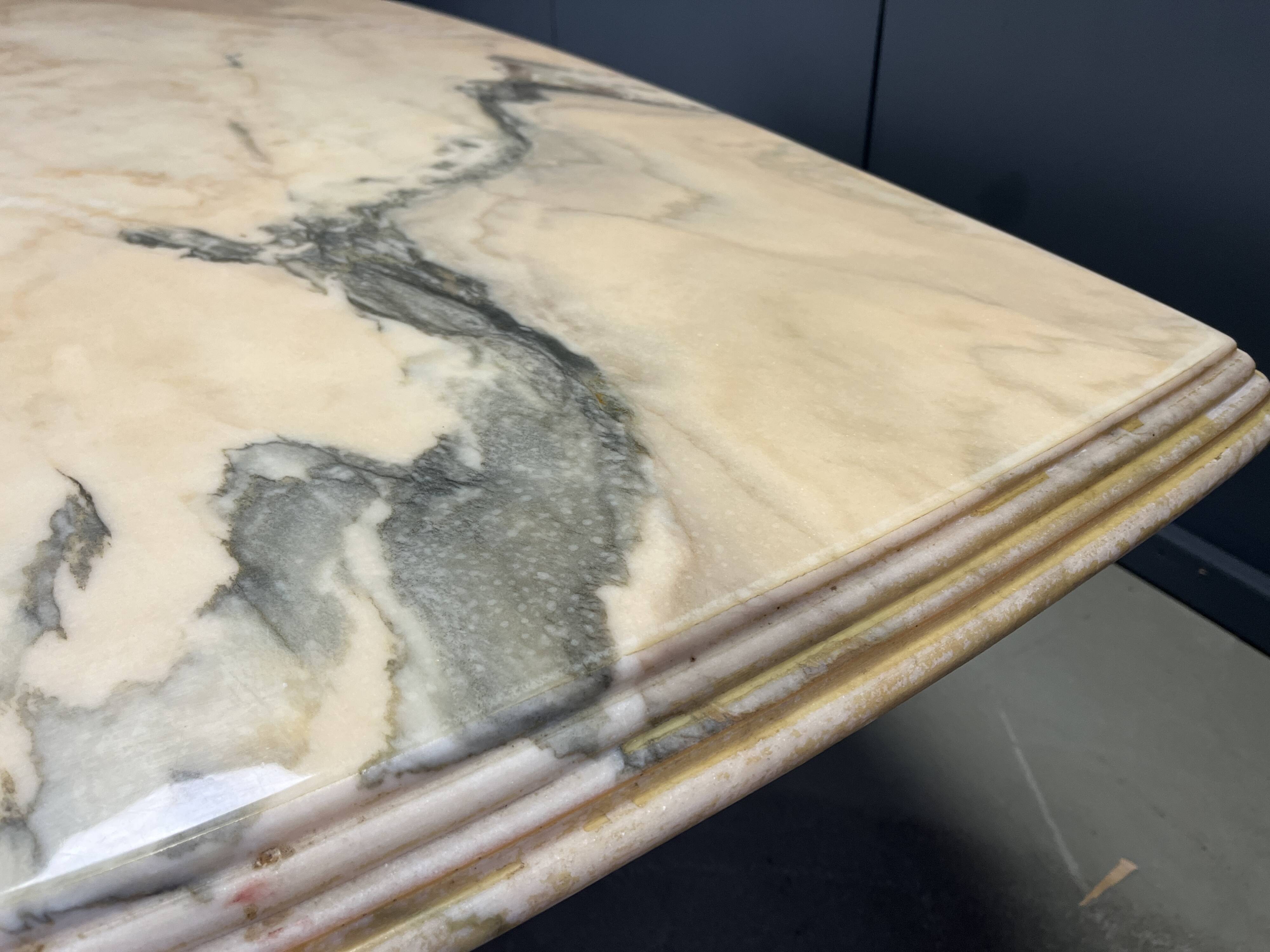 Vintage marble dining table, 1970s