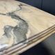 Vintage marble dining table, 1970s