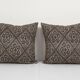Set of 2 vintage Turkish cushion covers 51x51 cm