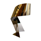 Lampe de table Ribbon design Claire Norcross édition limitée chrome brun