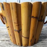 Rattan bamboo pot cache